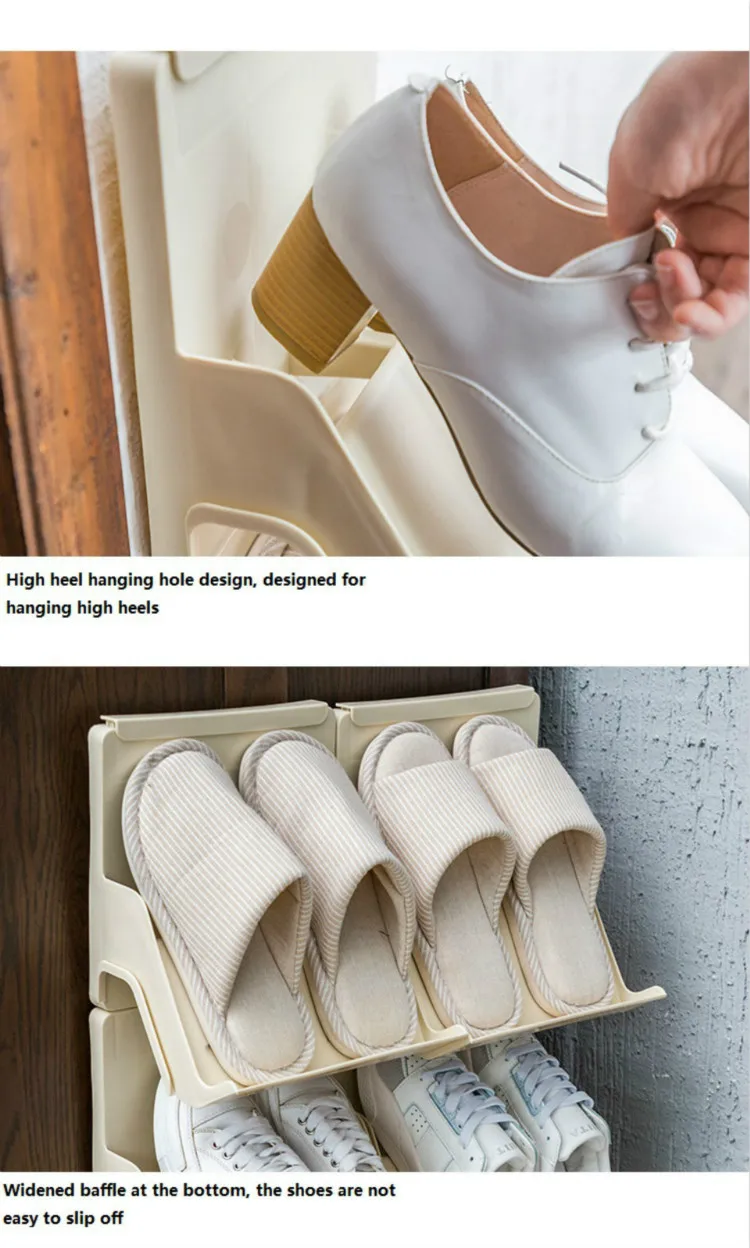 Многослойная простроченная полка для обуви может быть наложена на подвесную стойку для обуви с прострочкой в европейском стиле переносная Подставка для хранения дома в общежитии