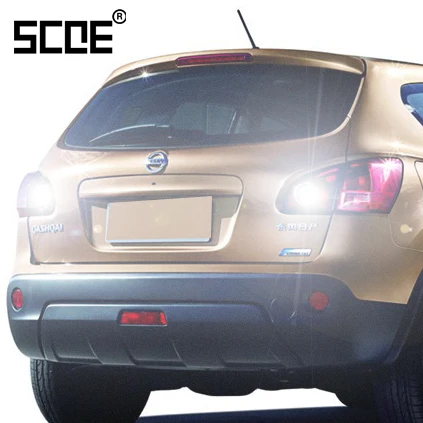 SCOE светодиодный светильник источник для Nissan Qashqai J10 JJ10 DC12V 30SMD 5050 светодиодный резервный светильник обратный светильник для автомобиля стильный яркий белый