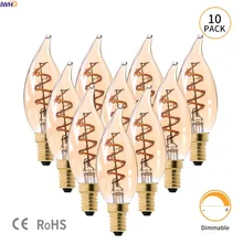 IWHD C35 E14 Bombilla Edison светильник лампа 3 Вт 220 В Светодиодный промышленный декоративный ампул винтажная Ретро лампа Edison Ampul Gloeilamp