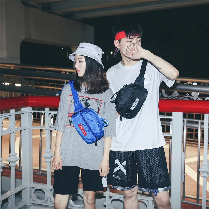 Menghuo Brand New Leisure Fanny Waist Pack Women Shoulder Belly Men Belt Handbags Female Crossbody Handbag Fanny Pack Waist bagIMG_5846