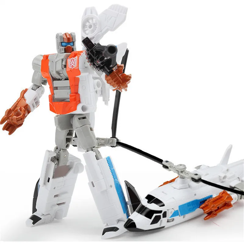 

Haizhixing New Movie 5 In 1 Cool Transformation toys boy Anime Devastator Robot Action Figures Aircraft Model Kids Adult Toys