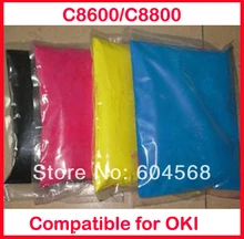 High quality color toner powder compatible for OKI C8600/C8800 Free shipping