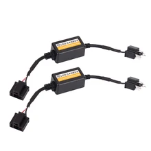 Decodificador Canbus Livre de erros LED para LED Lâmpada Do Farol Kits para SUV Nevoeiro Lâmpadas H4 H7 H1 H8 H11 HB3 9005 Adaptador HB4 Anti-Flicker