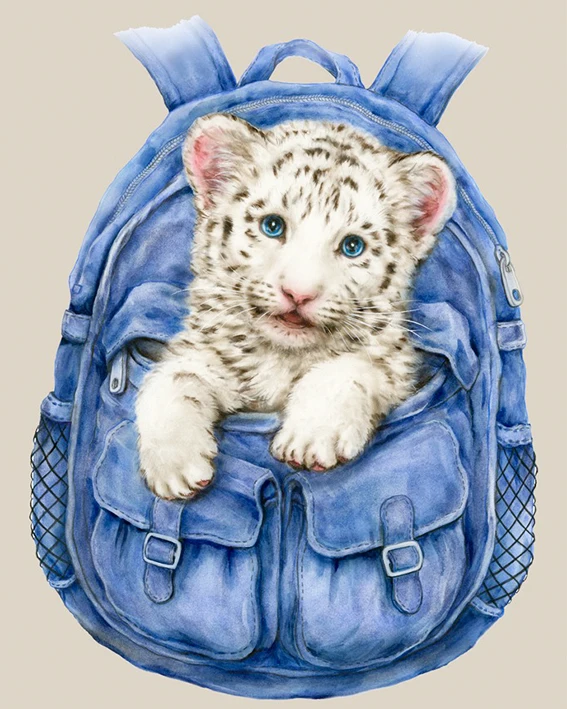 Crafts Sale Diamond Embroidery Cute little tiger Fashion free Shipping Diy Painting Kit Inlaid Decorative | Дом и сад