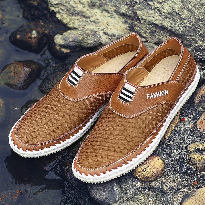 flat slip on shoes for men