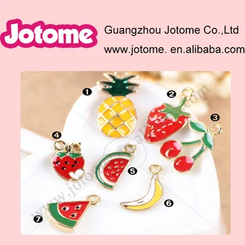 

New Design Furit Necklace Enamel Pendant/ Tiny Furit Pendant Chain Necklaces Chain Fruit Jewelry accessories