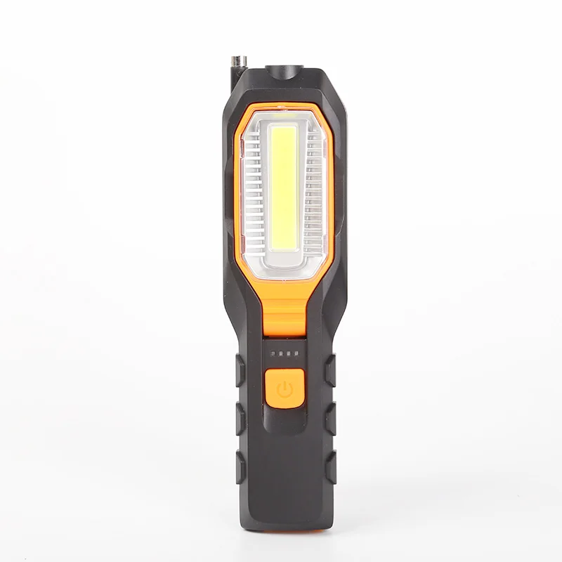 

COB LED Portable Work Light USB Charging Feel Comfortable Environmental Protection Safety Lighting Two Color Non-slip Flashlight