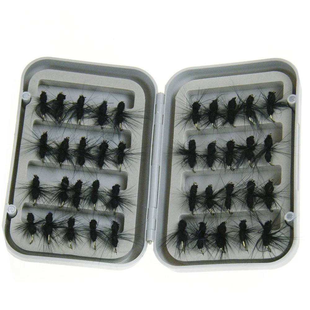black Ant Single Hook fly fish Fly Fishing lure baits different direction picture
