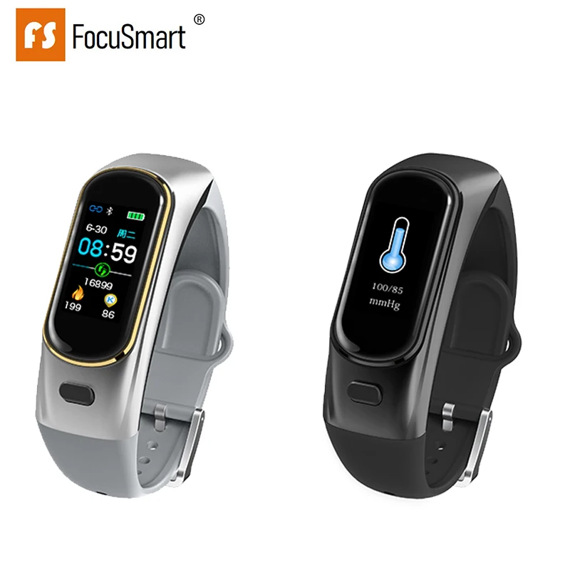 

FocusSmart H109 Smart Bracelet Square-shape Smart Bracelet Smartband Waterproof Sleep Monitor Fitness Bracelet Smart Wristband