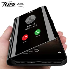 Умный зеркальный флип-чехол для телефона Xiaomi Mi 9 SE 8 A1 A2 Lite 5X 6X Прозрачный чехол для Redmi Note 7 6 5 Pro 4 4A 4X 6A 5A Prime