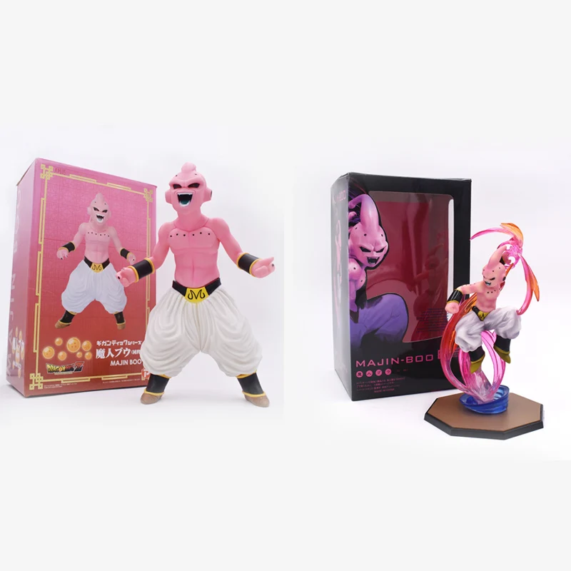 2 styles/lot Anime Dragon Ball Z  Majin Buu Boo PVC Action Figure Doll Collectible Model Toy Christmas Gift For Children