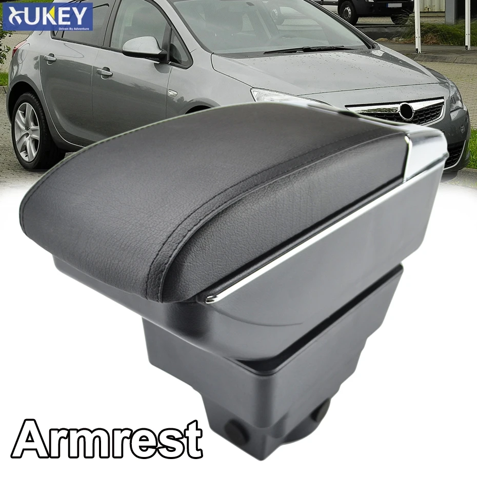 

Armrest For Opel Vauxhall Astra J Arm Rest Dual Layer Storage Box Decoration Car Styling 2009 2010