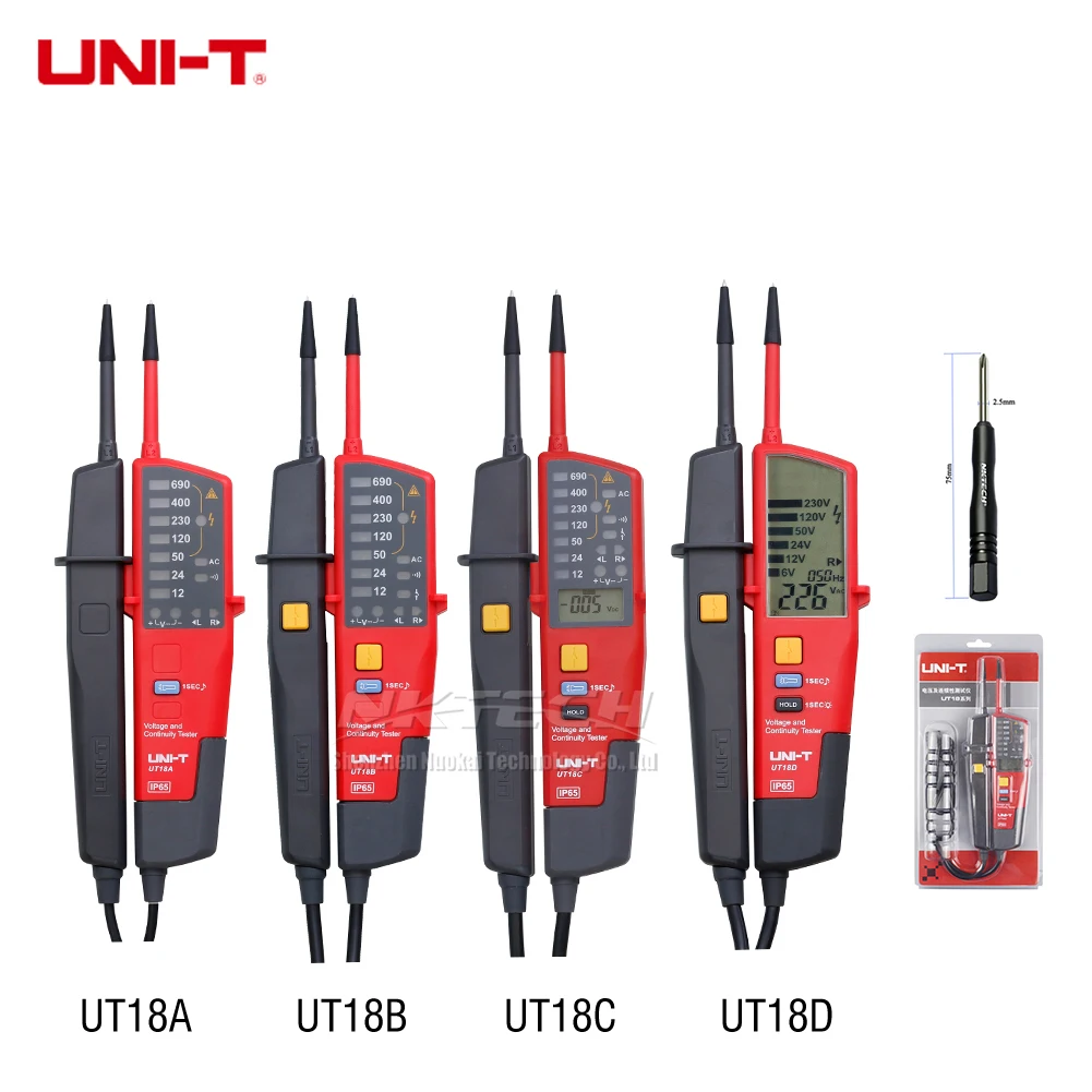 Измеритель Напряжения UT18D UT18C UT18B UT18A измеритель напряжения металла ручка тестер