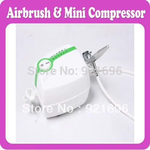 

Portable Airbrush Compressor Makeup System Kit 5 Speed with Single Action Airbrush Gun
