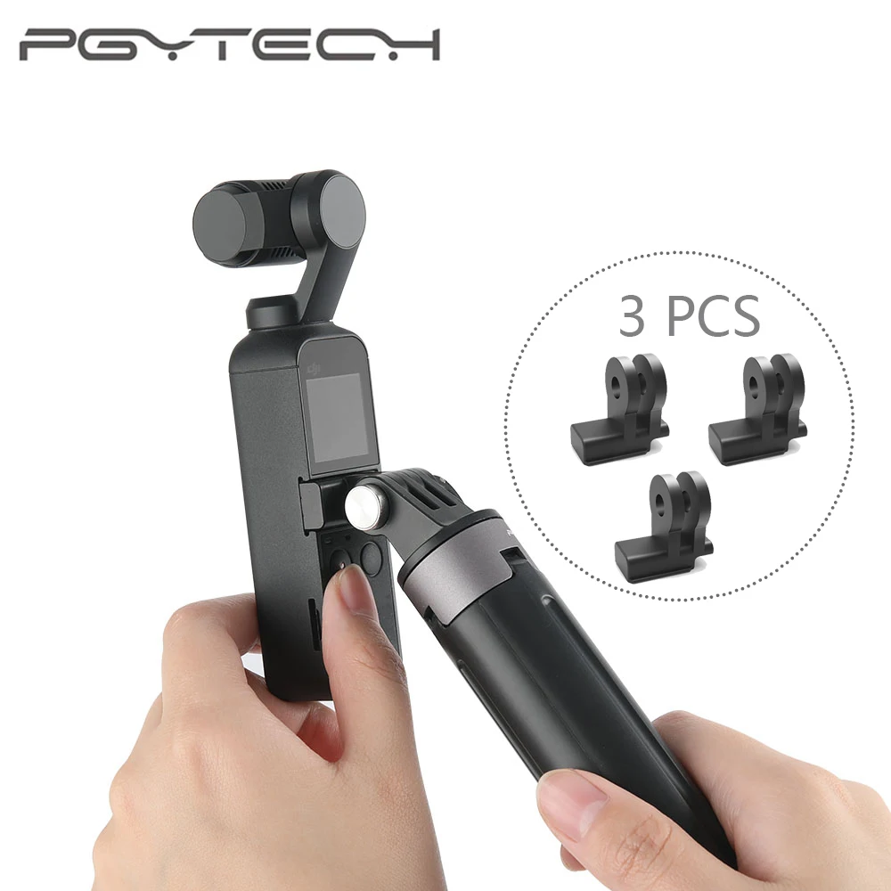 

3Pcs/Set PGYTECH OSMO Pocket Data Port to Universal Mount Adapter DJI OSMO Pocket Handheld Gimbal Expansion Holder Accessories