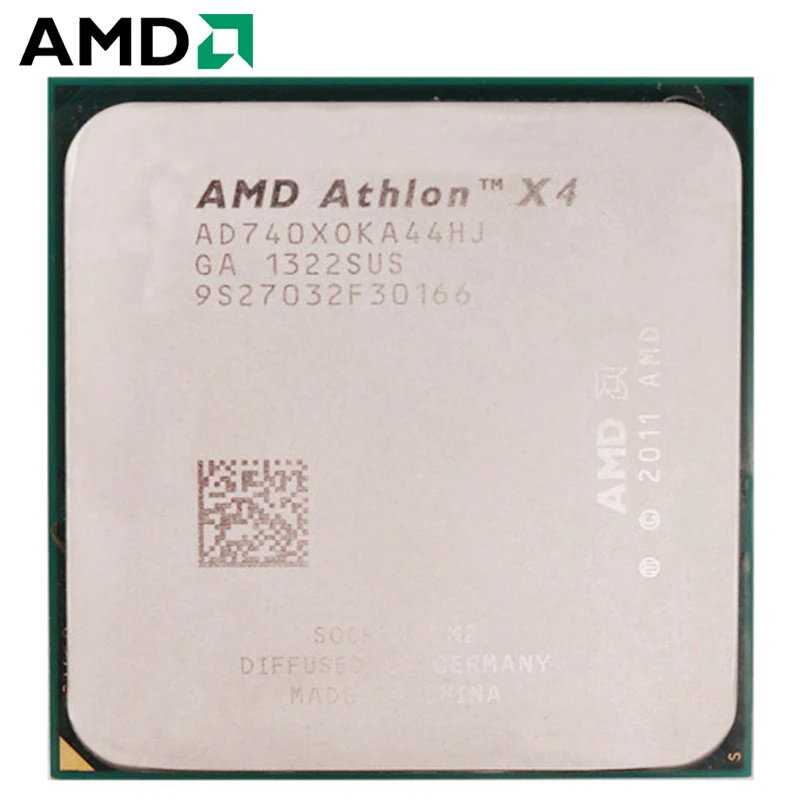 

AMD Athlon II X4 740 Socket FM2 65W 3.2GHz 904-pin Quad-Core CPU Desktop Processor X4 740 Socket fm2