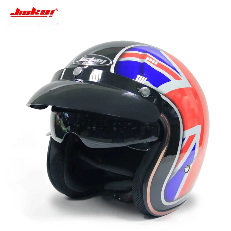

Jeikai 510 Half Face Vintage Motorcycle Helmet Jet Scooter Bike Helmet Retro Casque Motociclismo Men's Casco Moto