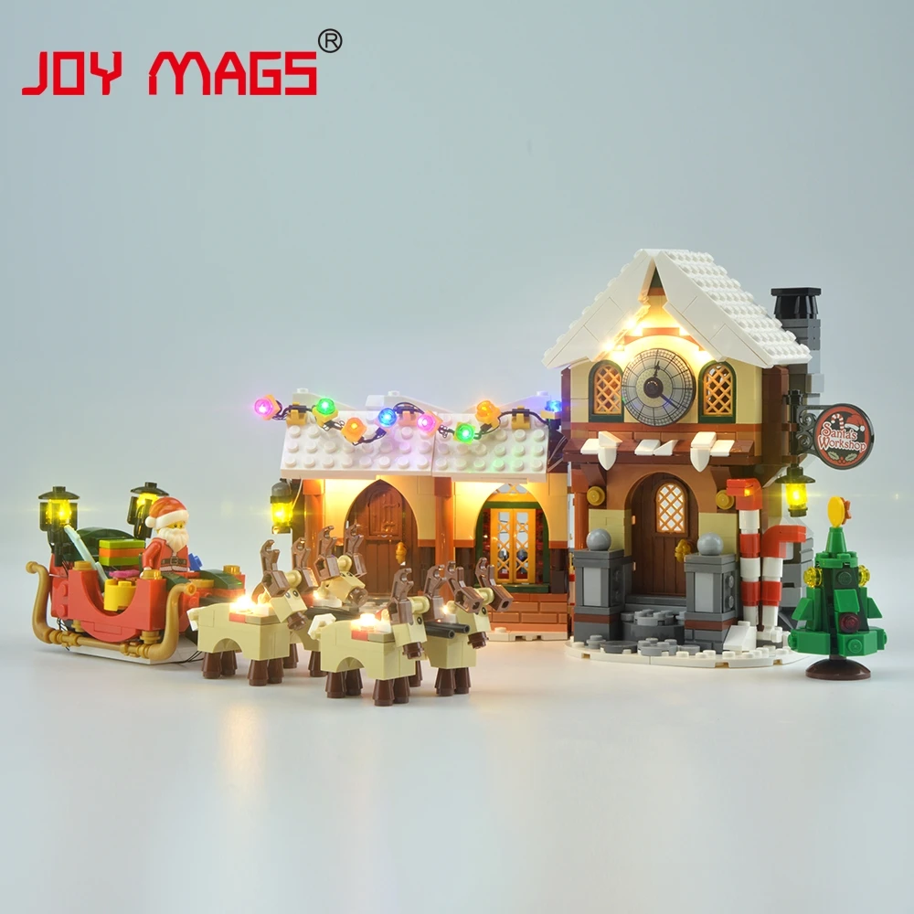 JOY MAGS Led Light Kit For 10245 Santa's Workshop Compatible With 33024 Christmas Gift No Building Model | Игрушки и хобби