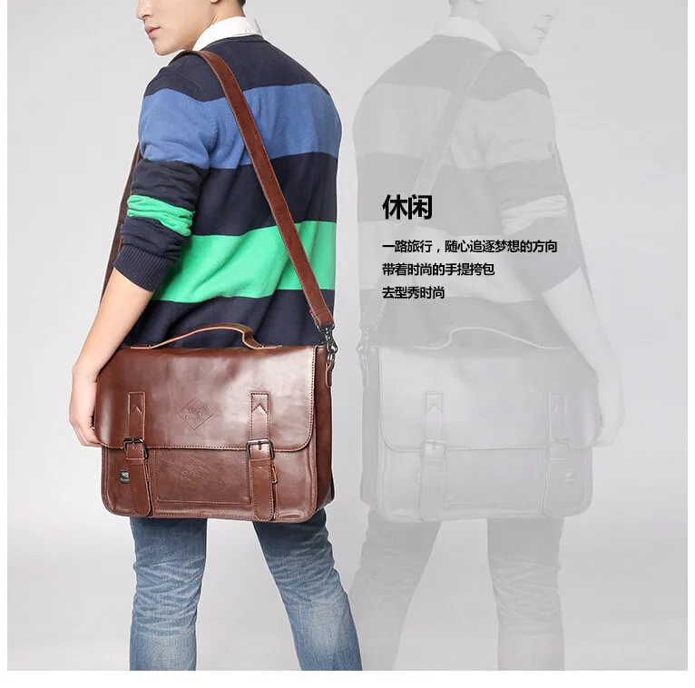 men vintage messenger bag12