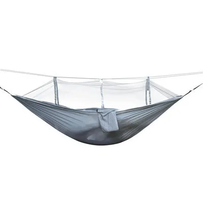 Camping Hammock with Mosquito Net Travel Portable Lightweight Hammocks with Tree Straps for Outsides Beach Patio Hiking Hiking 