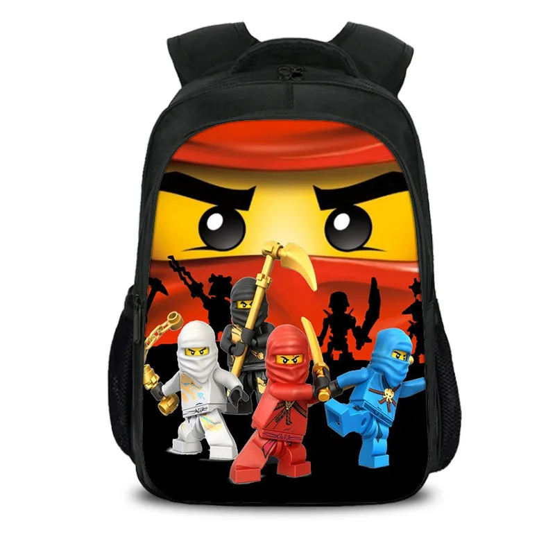

Children Fashion Cartoon Student Backpack LEGO Ninjago 3D School Bag Girls Travel Bag Teenagers Boys School Bag Mochilas