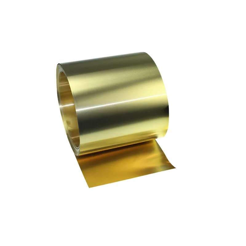 1000MM/ROLL Thin Brass Strip Thickness 0.03MM*W100MM gold film Brass