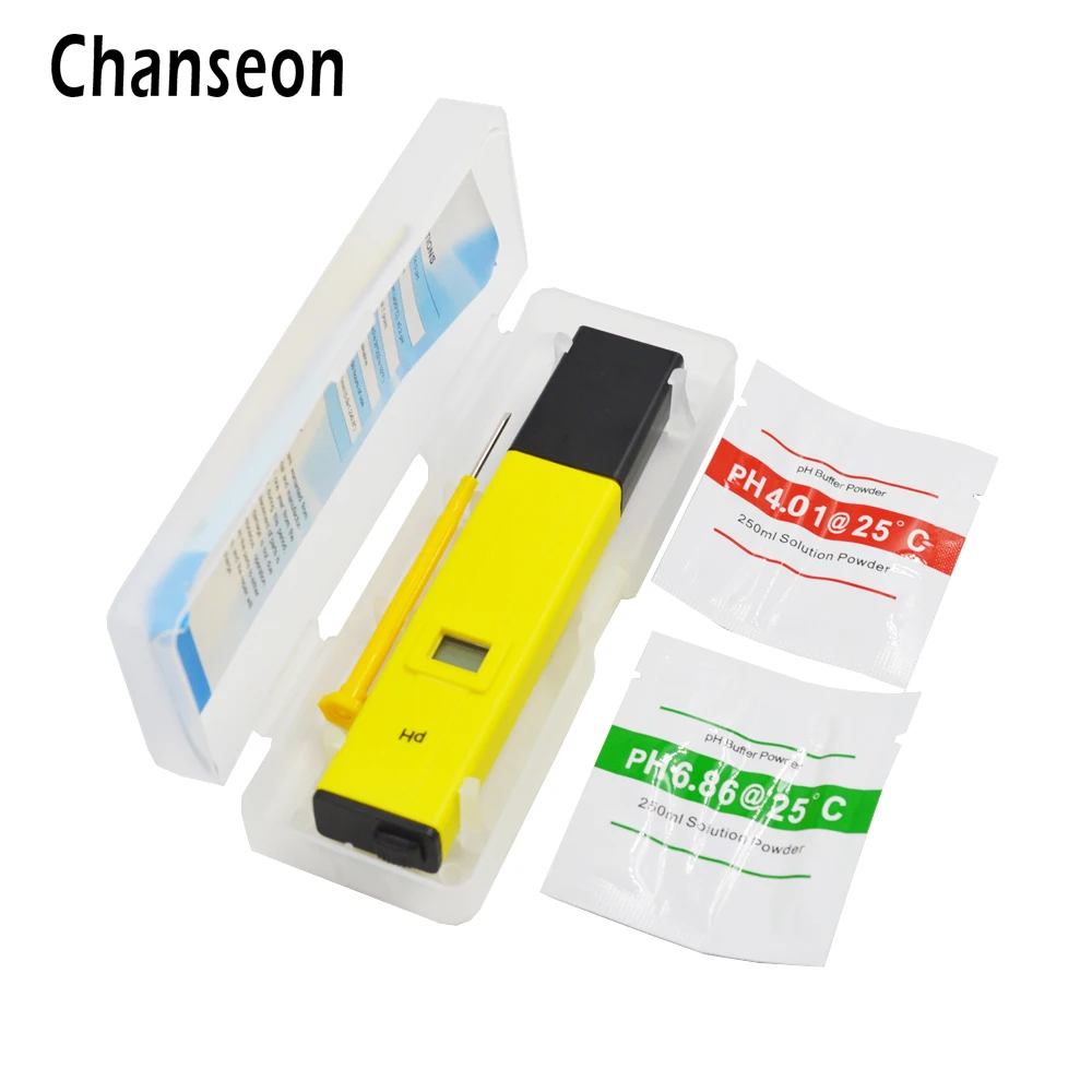 

LCD Digital PH Meter Tester Pocket Pen PH 0.0-14.0 Accurate for Aquarium Pool Water Laboratory Test Tools