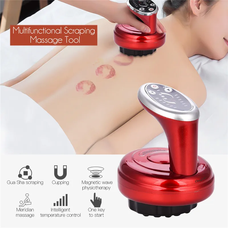 

Electric Cupping Stimulate Acupoint Body Slimming Massager Guasha Scraping Detoxification Therapy Vacuum Suction Massager 37