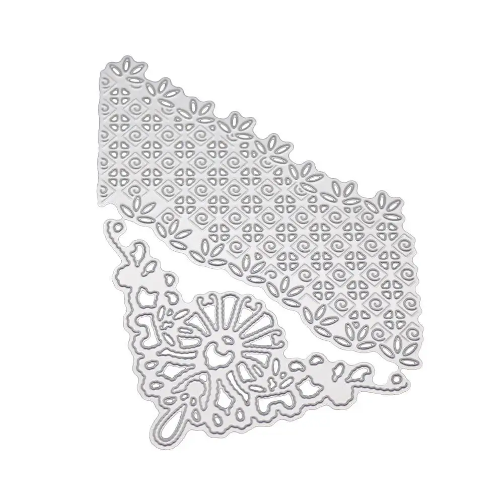 DIY Etched Carbon Steel Cutting Dies for Scrapbook Card Background Decor/Invitation Lace Baby Girls - 33057087426