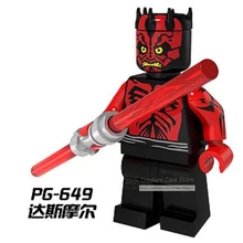 PG649 Дарт Мол индивидуальная фигурка Звездные войны строительные игрушки блоки