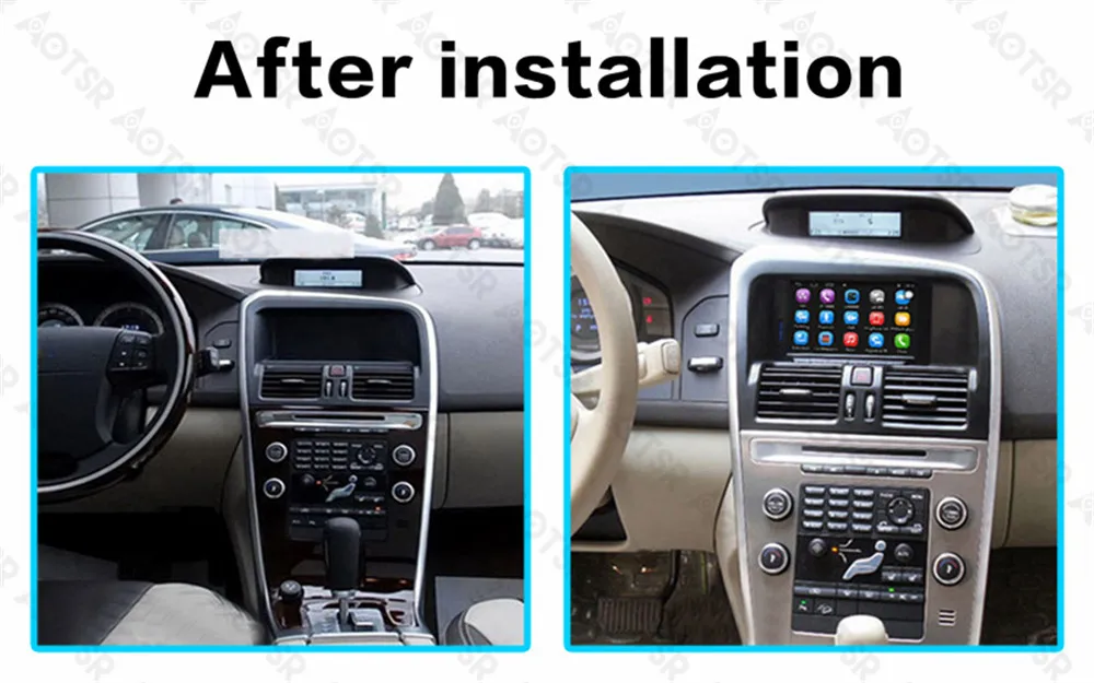 Best Aotsr 8.8" Android 6.0 Car NO DVD Player GPS navigation for VOLVO XC60 2009-2012 Radio Stereo Unit Multimedia Player Bluetooth 1
