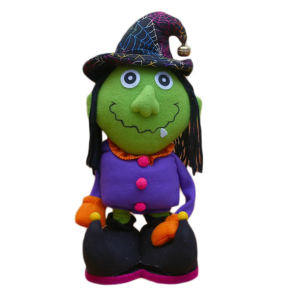 

Creative Cartoon Pumpkin Doll Witch Doll Plush Toy Halloween Funny Plush Telescopic Doll Soft Toy Children Birthday Gifts