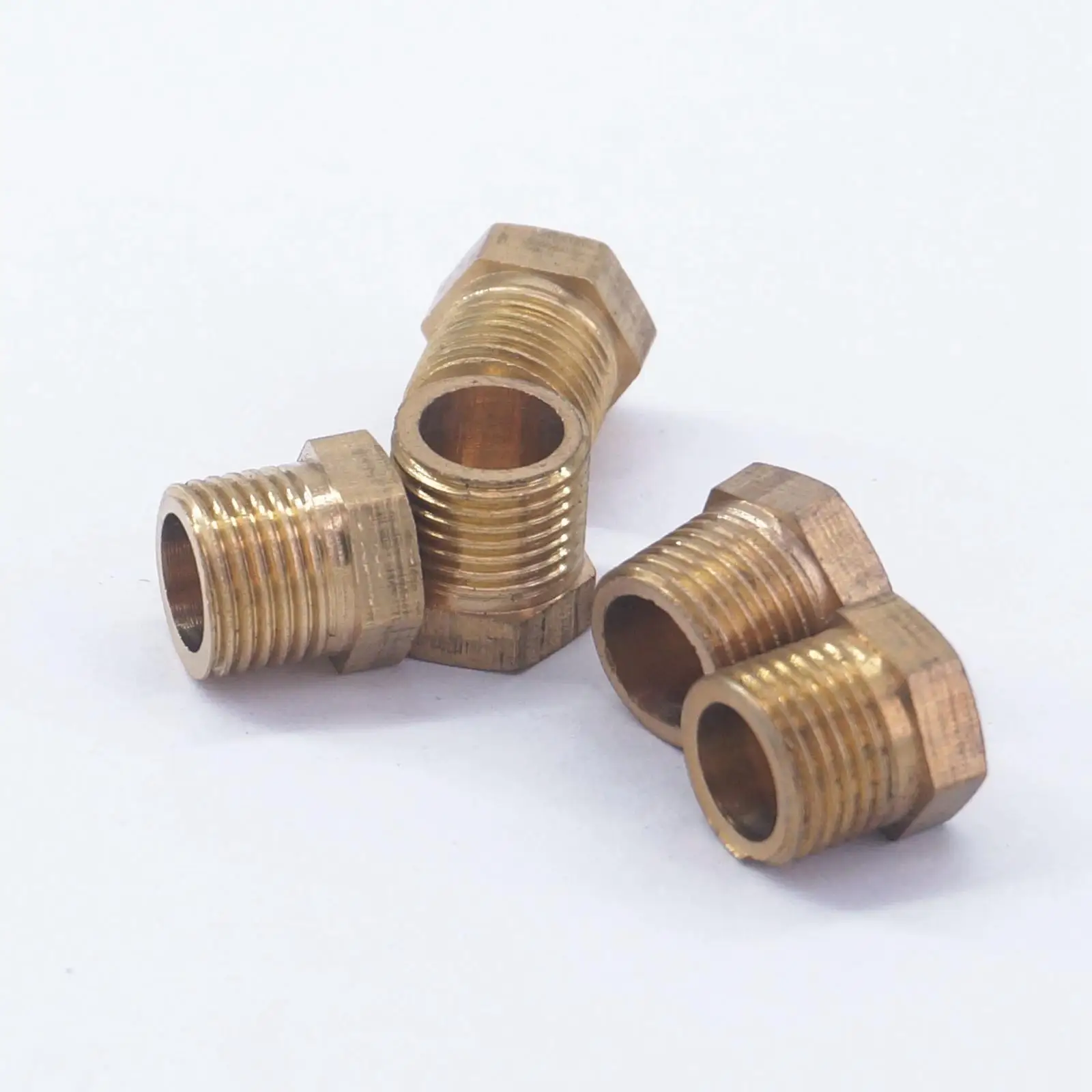HOLLOW Hexagonal Plug Brass B2-00441 1/8" BSPT Male Thread 