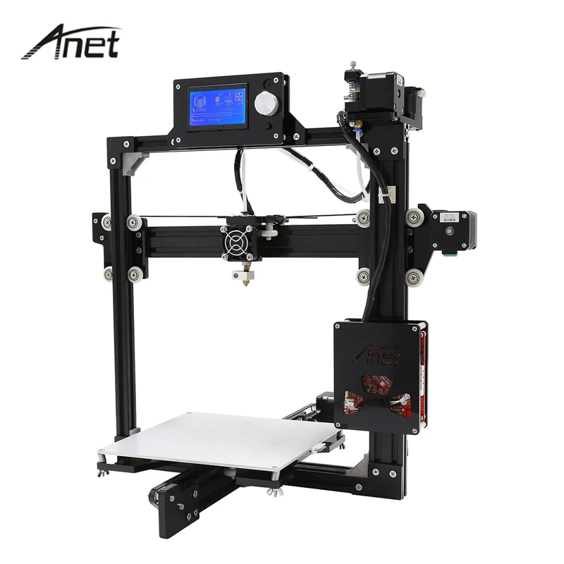 

Anet Aluminium Structure 3D Printer Large Print Size DIY 3D Printer Kit LCD 12864 Screen Prusa i3 Three dimensions Printers