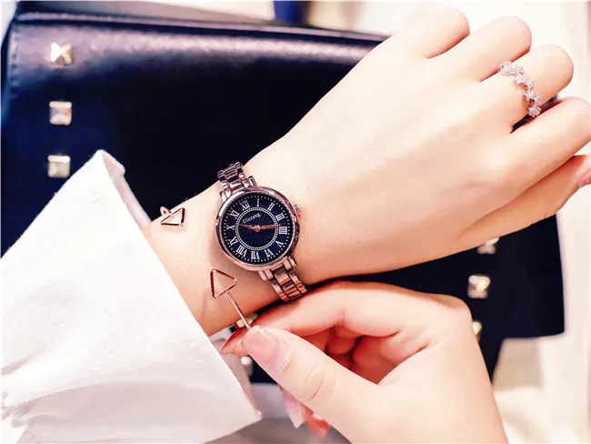 Роскошные Брендовые женские часы, высокое качество, цепочка из нержавеющей стали, женские часы-браслет, модные женские часы, Relogio Feminino