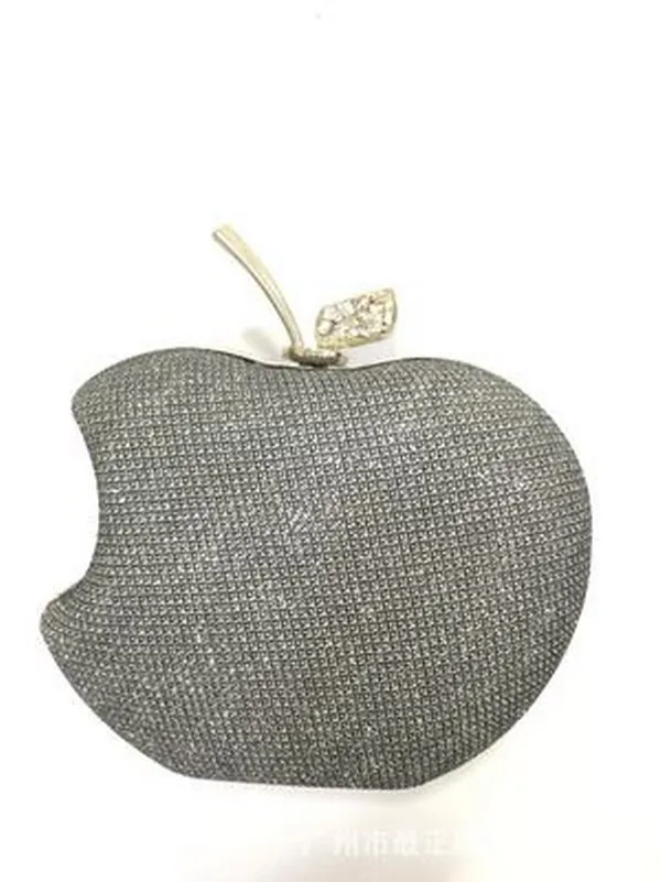 party bag apple shape gray