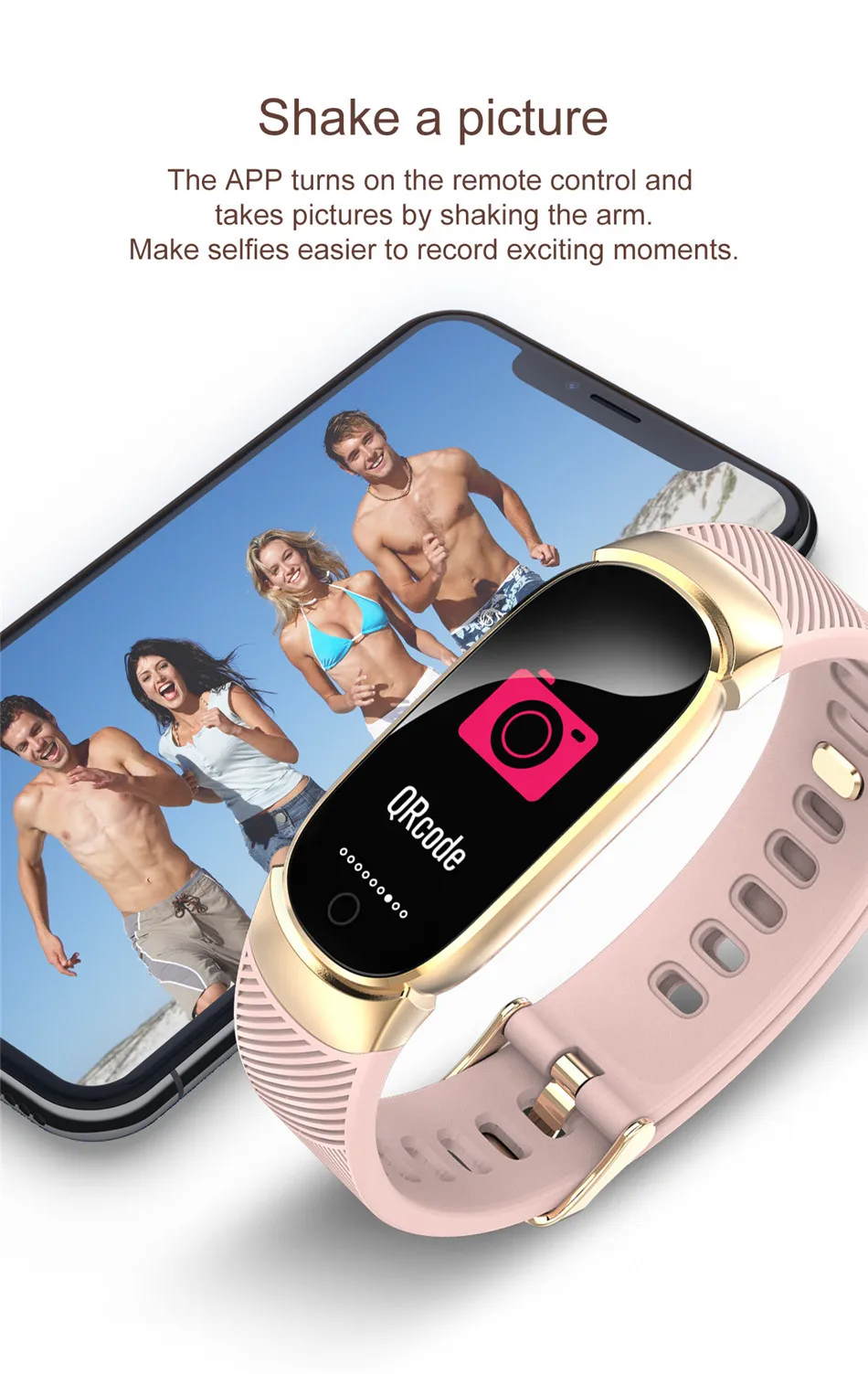 BANGWEI Women Sport Smart Watch Men LED Waterproof SmartWatch Heart Rate Blood Pressure Pedometer Watch Clock For Android iOS 12