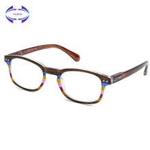 VCKA, Модные цветные очки для чтения, цветочные дужки, очки wo, мужские, фирменный дизайн, Анти-усталость, полимерные линзы, очки для чтения