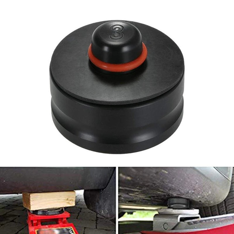 

4Pcs for Tesla Model 3 Car Jack Lift Pad Adapter Tool Raising Vehicle Rubber Pad Chassis Dedicated