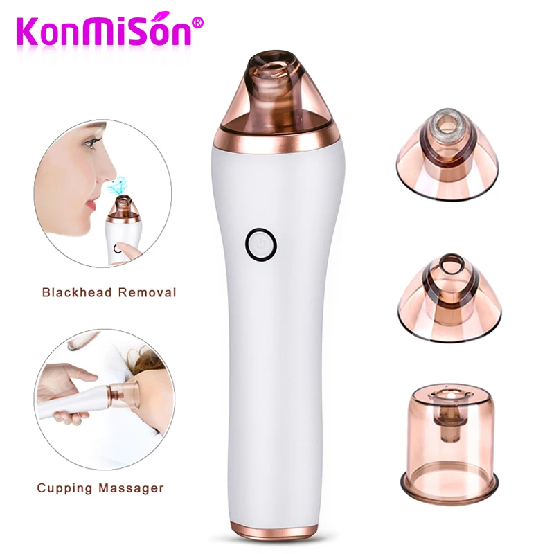 

Blackhead Remover Skin Care Pore Vacuum Acne Pimple Removal Vacuum Suction Tool Facial Diamond Dermabrasion Machine Face Clean