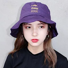 Новые поступления Для женщин Шапки Повседневное Кепки из хлопка женские летние выездные Sun Шапки письмо шапки для рыбака мужской хип поп-шляпы