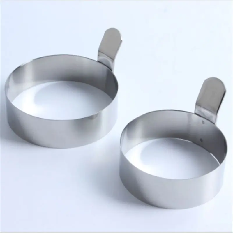 Stainless Steel Egg Mold 7.5/9cm Fried Egg Ring Pancake Mould 2 Sizes Kitchen Accessories