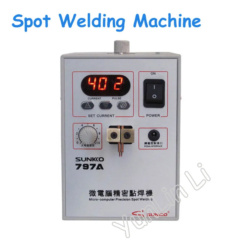 

Pedal Control Spot Welder Micro-computer Precision Welding Machine 797A