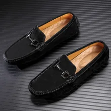Brand Men spring genuine leather casual shoes Cowhide Loafers shoes Comfortable Shoes Formal soft Shoes Flats Vintage Moccasin