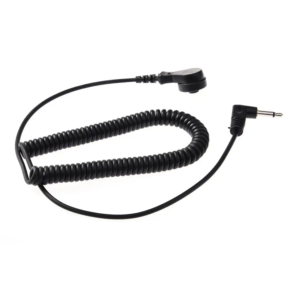 3,5 мм кривая наушники аудио разъем приемник/наушник для двухстороннего радио спикер микрофон
