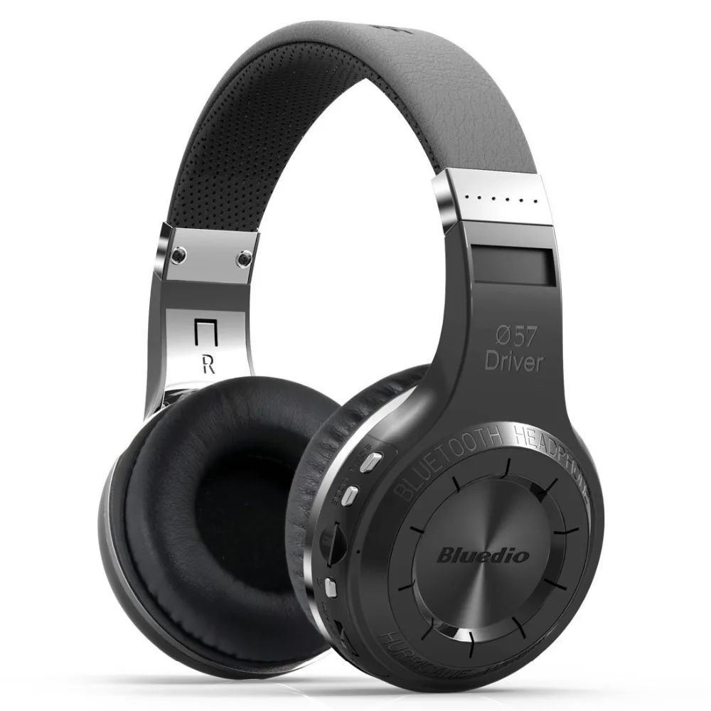 Bluedio H + беспроводная гарнитура Bluetooth наушники fm радио TF карта AUX Play Super Bass стерео