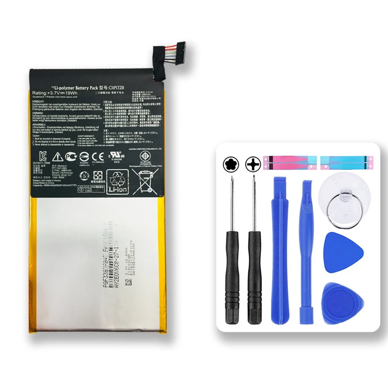 

100% New High Quality 4980mAh C11P1328 battery for ASUS Transformer Pad TF103CG TF103CX TF103C battery + free tools