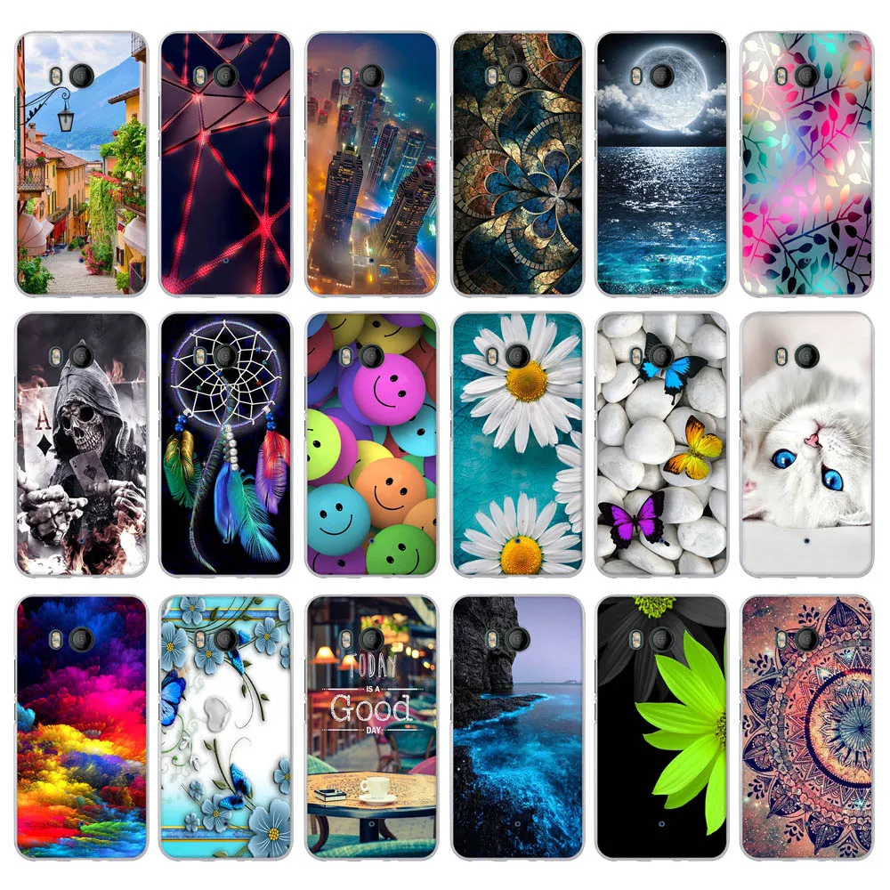 

Tree Stone Cases For HTC U11 Case Cover 5.5"Soft TPU Silicone Case for htc u11 Cover Fundas 3D Mobile Phone Bag For HTC U11 U 11