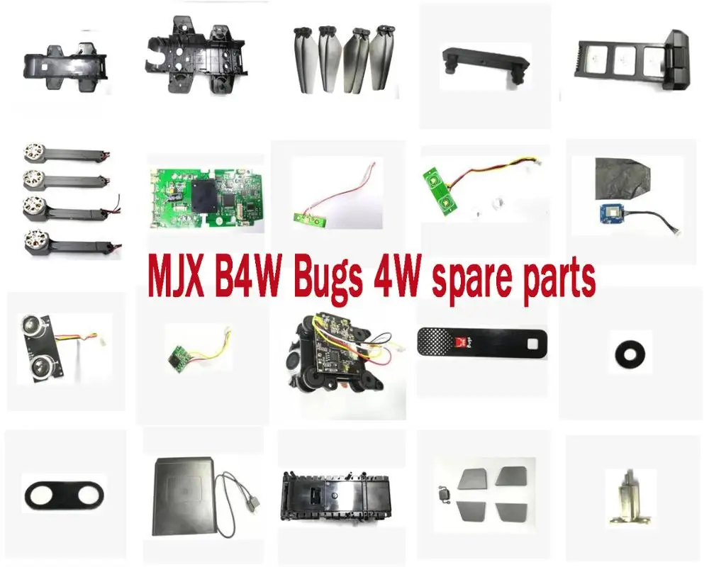

MJX B4W Bugs 4W JJRC X11 GPS RC quadcopter drone spare parts body shell propellers blade motor Arm GPS Receiver Camera charger