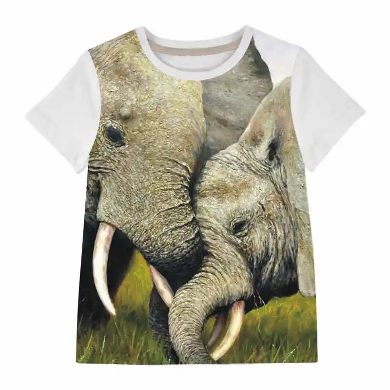 Детская футболка в летнем стиле одежда для девочек и мальчиков брендовая футболка для детей футболка с коротким рукавом для девочек и мальчиков - Цвет: 125